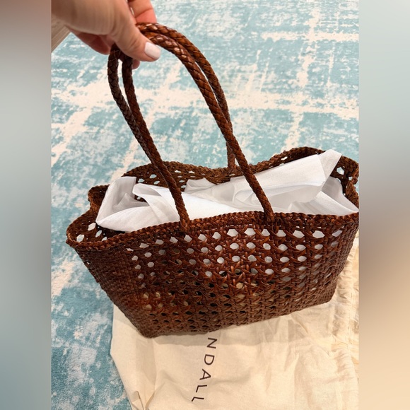 Loeffler Randall Klara Woven Leather Tote Bag - Picture 4 of 11